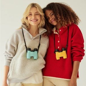 OV Megafleece snap up hoodie in Gogi Berry, size Small